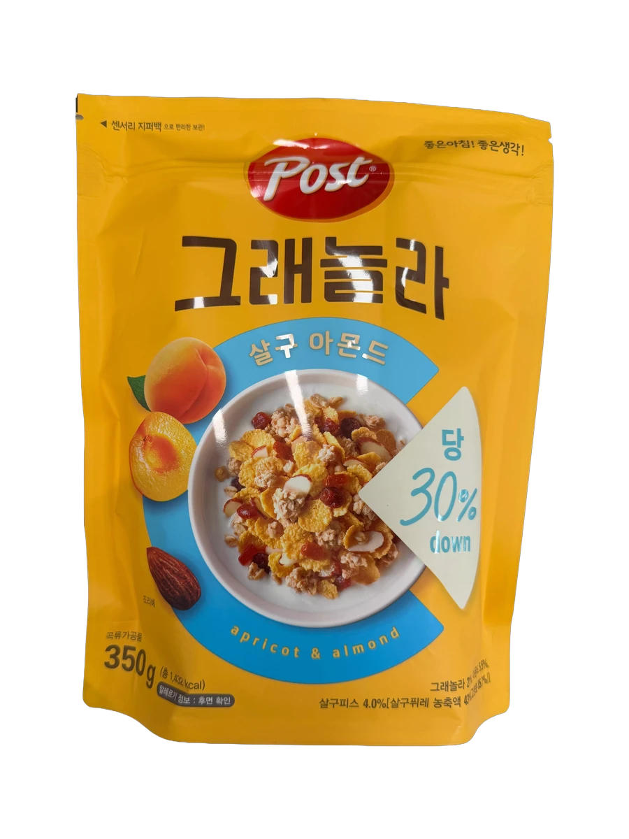 포스트 저당 그래놀라 살구 아몬드
