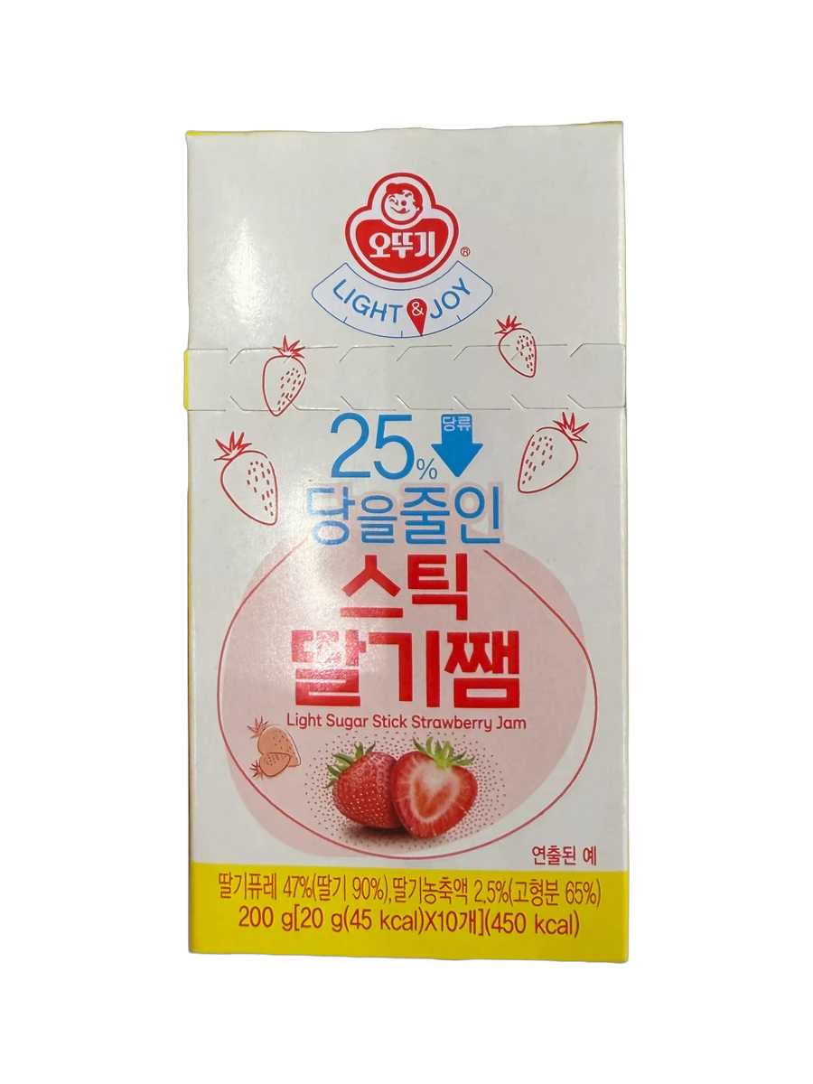 오뚜기 라이트 앤 조이 당을 줄인 스틱 딸기잼