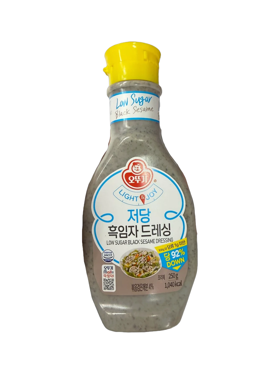 오뚜기 라이트앤조이 저당 흑임자 드레싱