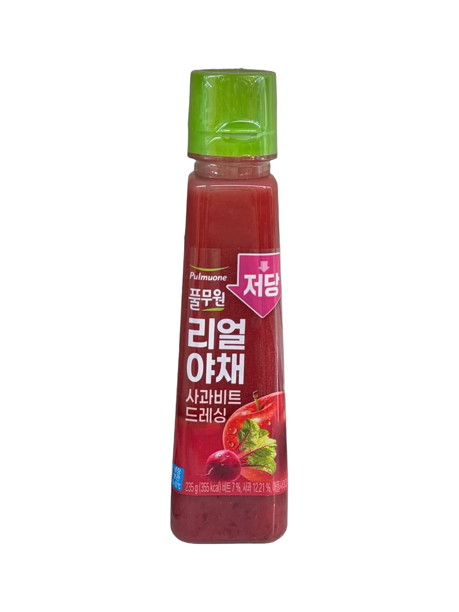 풀무원 저당 리얼야채 사과비트 드레싱