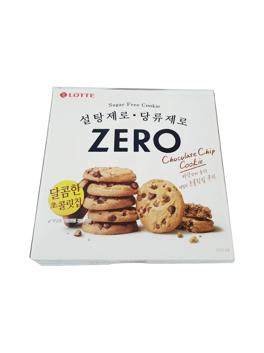 롯데웰푸드 제로 초콜릿 칩 쿠키