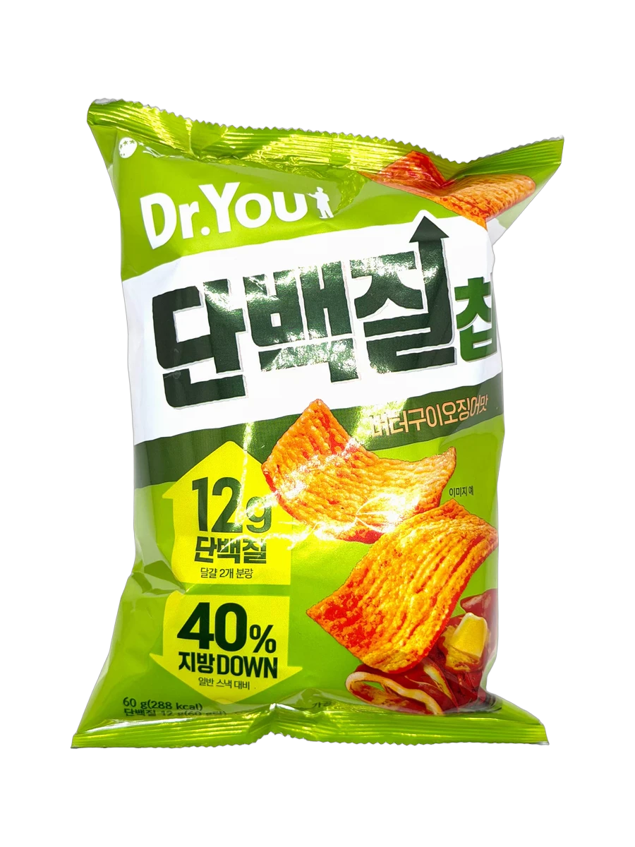 오리온 닥터유 단백질칩 버터구이오징어맛