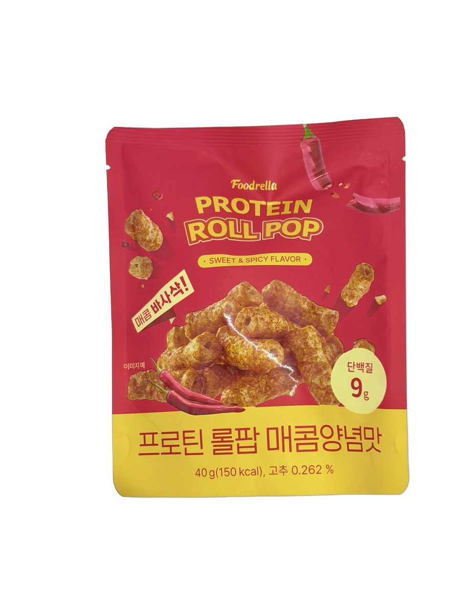 푸드렐라 프로틴롤팝 매콤양념맛