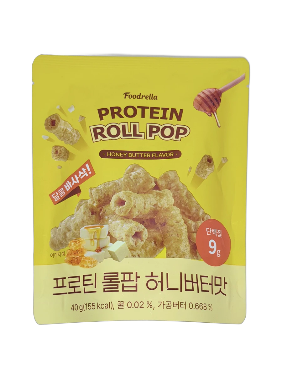 푸드렐라 프로틴롤팝 허니버터맛
